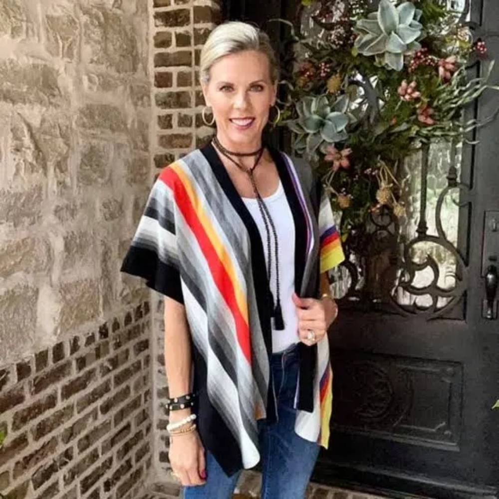 Cabi Serape Poncho